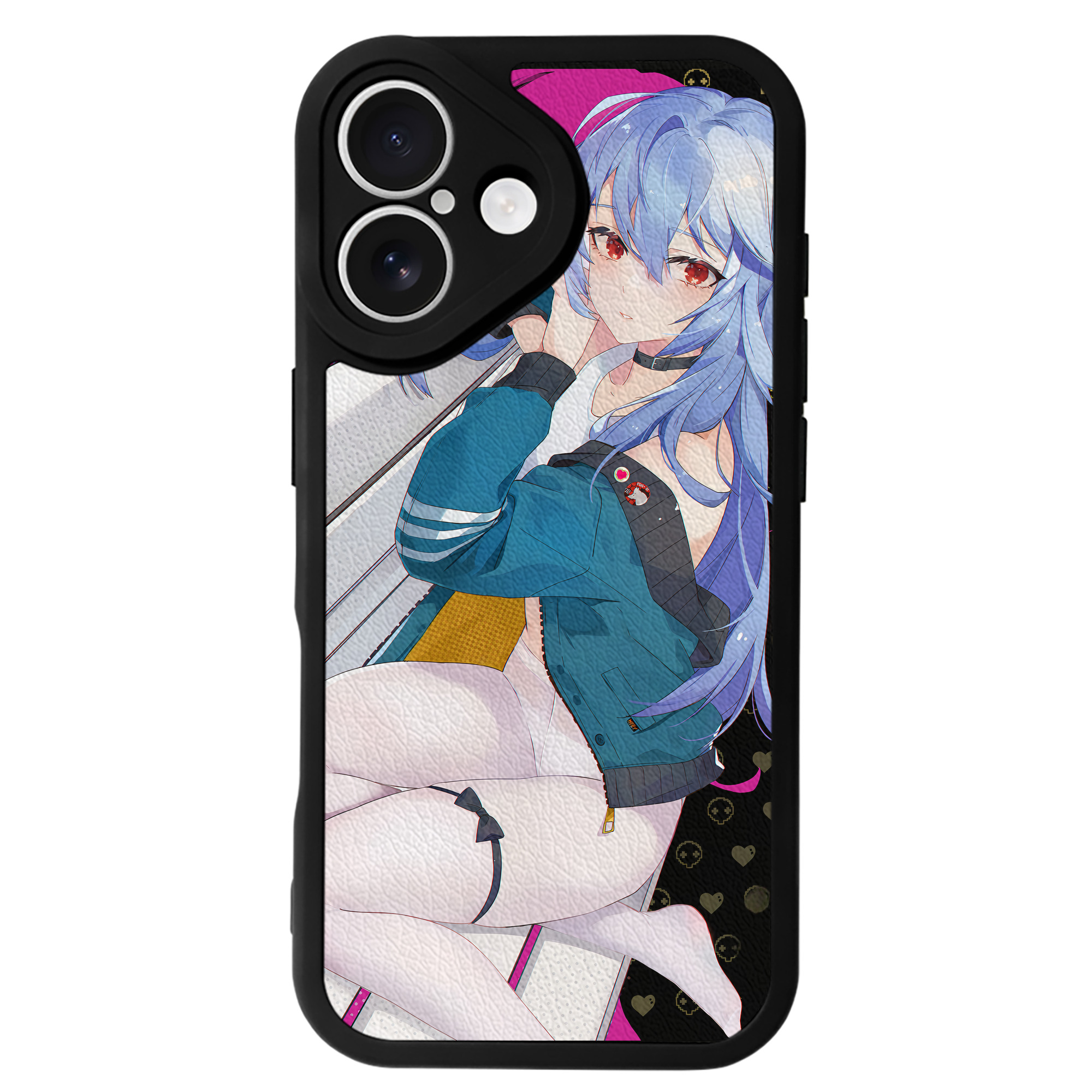 （画像用） EVA 新世紀エヴァンゲリオン 【iPhone 16シリーズ対応】シリコンスマホケース（レザー調） 材質：シリコン